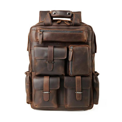 Budapest - Leather Laptop Backpack