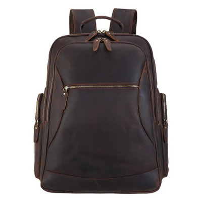 Barcelona - Large Capacity Leather Backpack
