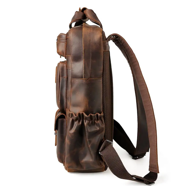 Budapest - Leather Laptop Backpack