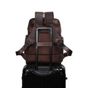 Barcelona - Large Capacity Leather Backpack