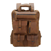 Budapest - Leather Laptop Backpack