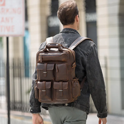 Budapest - Leather Laptop Backpack