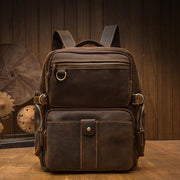 Hamburg - Brown Leather Backpack