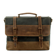 Sofia - Waxed Canvas Messenger Bag