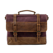 Sofia - Waxed Canvas Messenger Bag