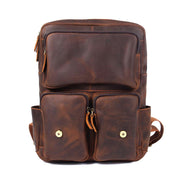 Warsaw - Brown Leather Rucksack