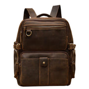 Hamburg - Brown Leather Backpack