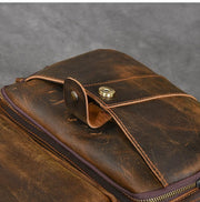 Hamburg - Brown Leather Backpack