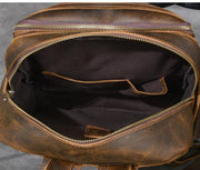 Hamburg - Brown Leather Backpack