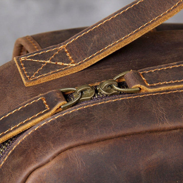 Bucharest - Tan Leather Backpack