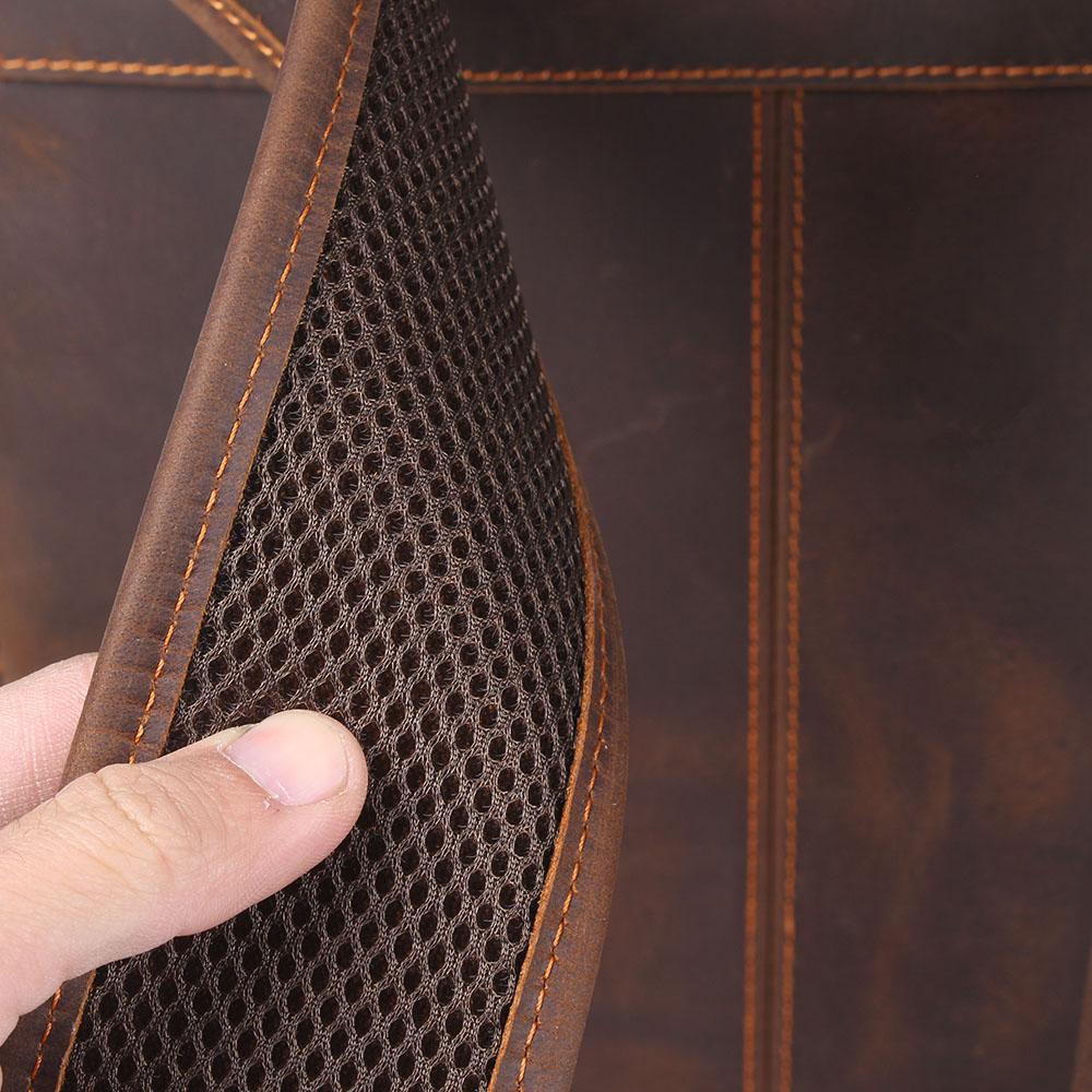 Warsaw - Brown Leather Rucksack