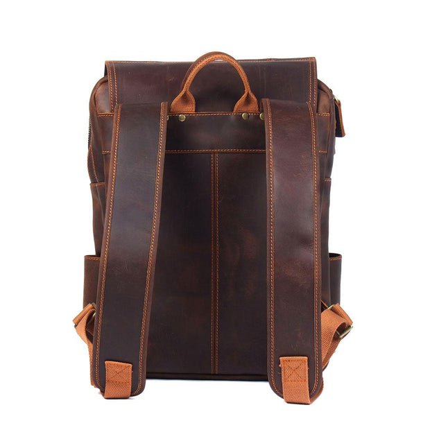 Warsaw - Brown Leather Rucksack