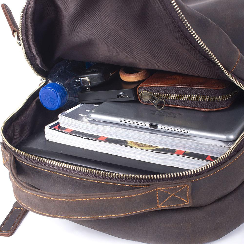 Prague - Tan Leather Rucksack
