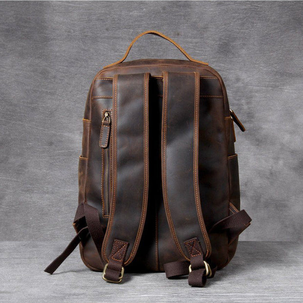 Bucharest - Tan Leather Backpack