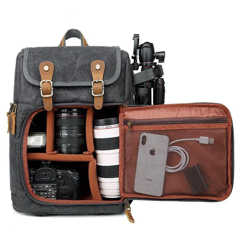 Madrid - Canvas Camera Bag