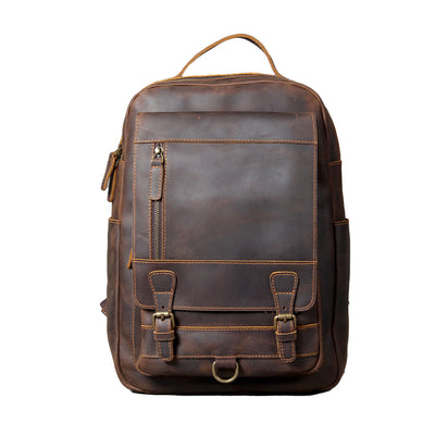 Bucharest - Tan Leather Backpack