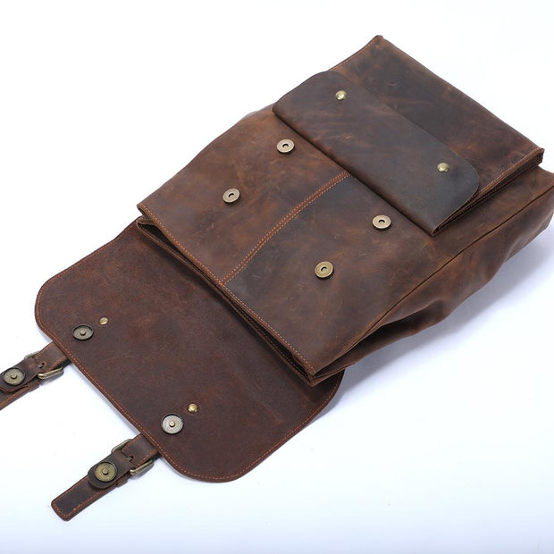 Kharkiv - Vintage Leather Backpack
