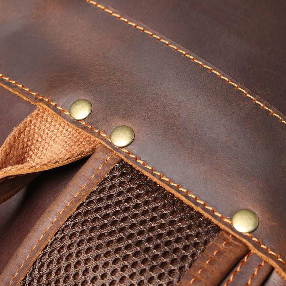 Warsaw - Brown Leather Rucksack