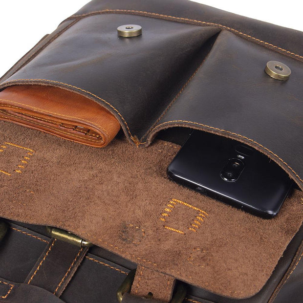 Belgrade - Leather Laptop Bag