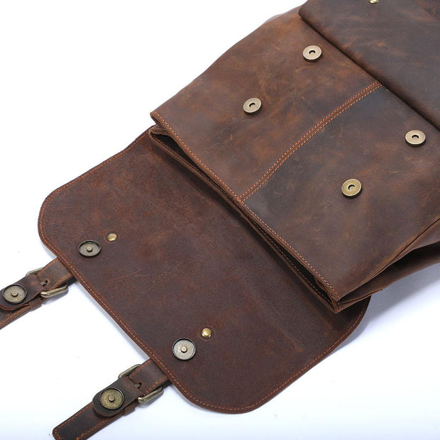 Kharkiv - Vintage Leather Backpack