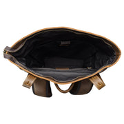 Leather Laptop Bookbag | JASPER