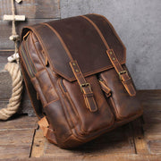 Warsaw - Brown Leather Rucksack