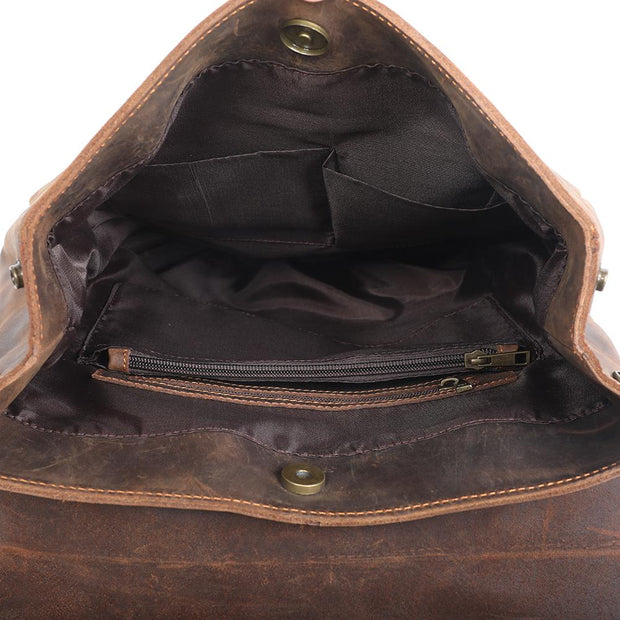 Kharkiv - Vintage Leather Backpack