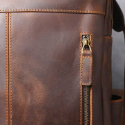 Warsaw - Brown Leather Rucksack