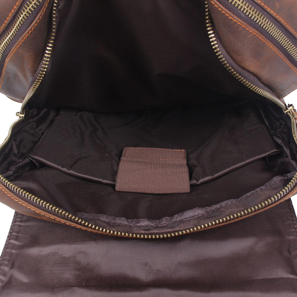 Warsaw - Brown Leather Rucksack