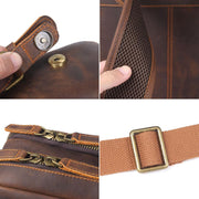 Warsaw - Brown Leather Rucksack