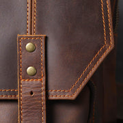 Warsaw - Brown Leather Rucksack