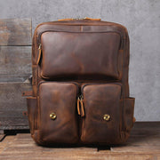 Warsaw - Brown Leather Rucksack