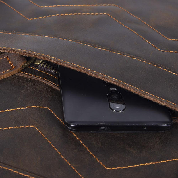 Belgrade - Leather Laptop Bag