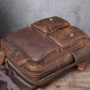 Warsaw - Brown Leather Rucksack