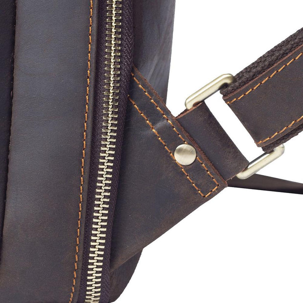 Prague - Tan Leather Rucksack