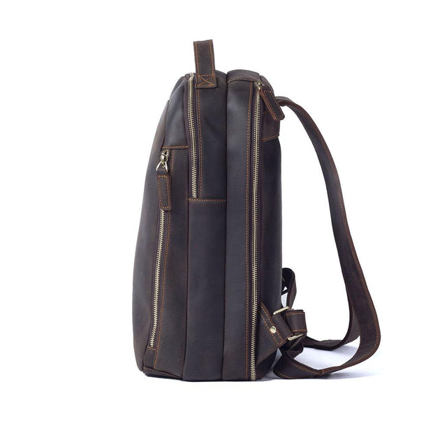 Prague - Tan Leather Rucksack