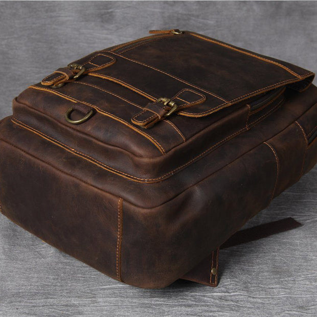 Bucharest - Tan Leather Backpack