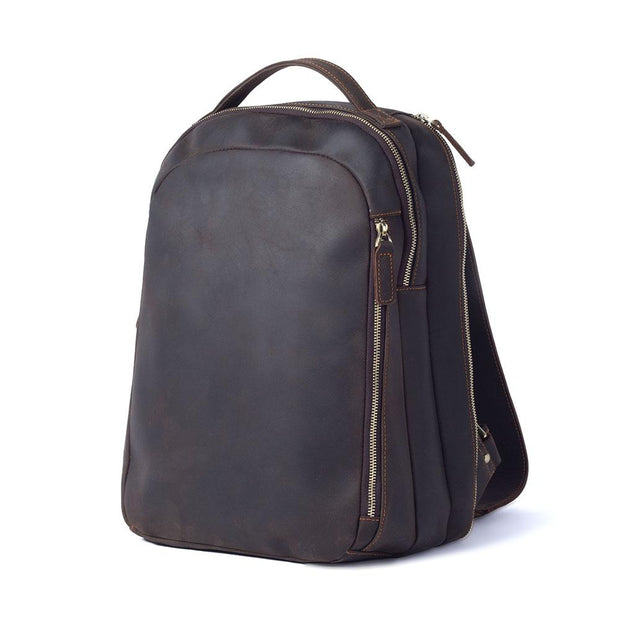 Prague - Tan Leather Rucksack