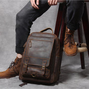 Bucharest - Tan Leather Backpack