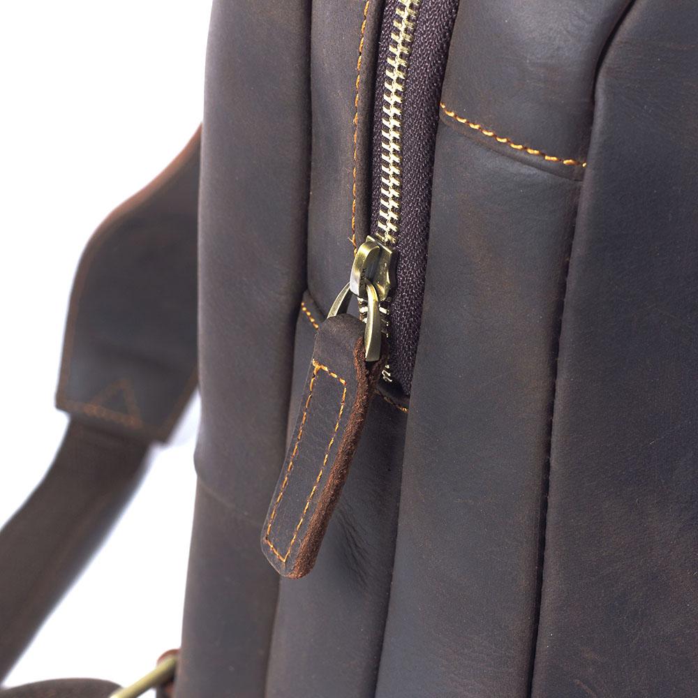 Prague - Tan Leather Rucksack