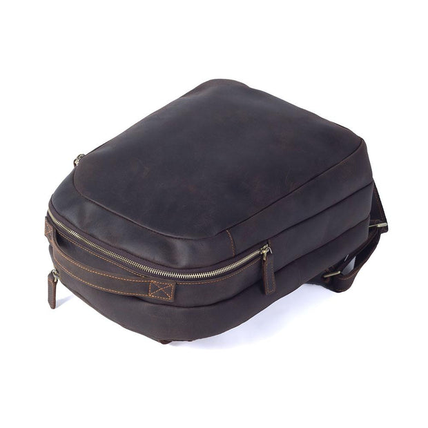 Prague - Tan Leather Rucksack