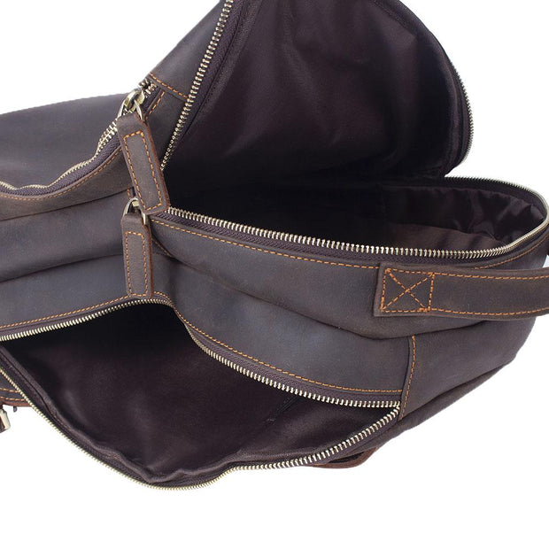 Prague - Tan Leather Rucksack