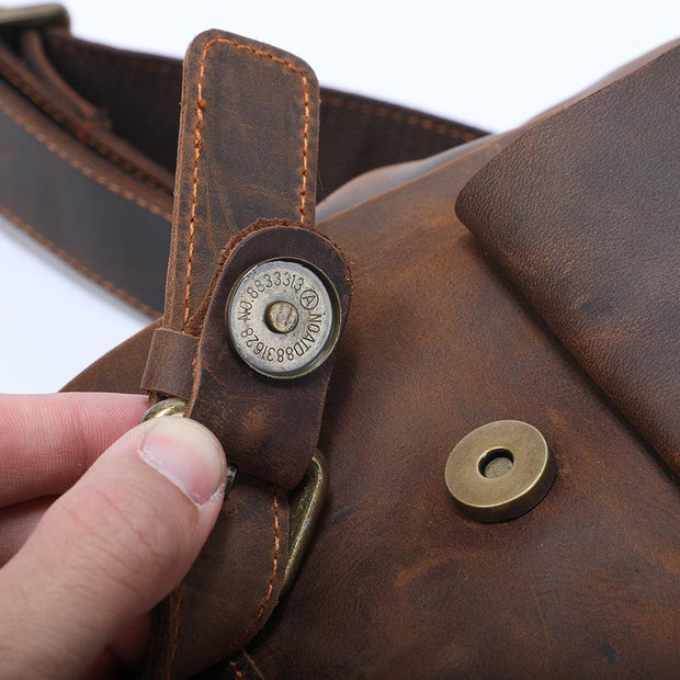 Kharkiv - Vintage Leather Backpack