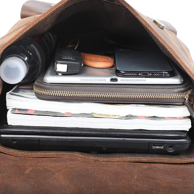 Kharkiv - Vintage Leather Backpack