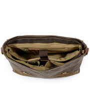 Sofia - Waxed Canvas Messenger Bag