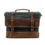 Sofia - Waxed Canvas Messenger Bag