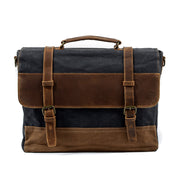 Sofia - Waxed Canvas Messenger Bag