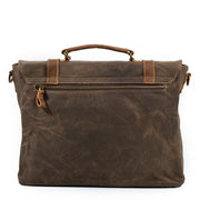 Sofia - Waxed Canvas Messenger Bag